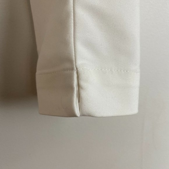 Zara Womens White Mid Rise Slim Capri Pant Size 10 - Picture 3 of 11